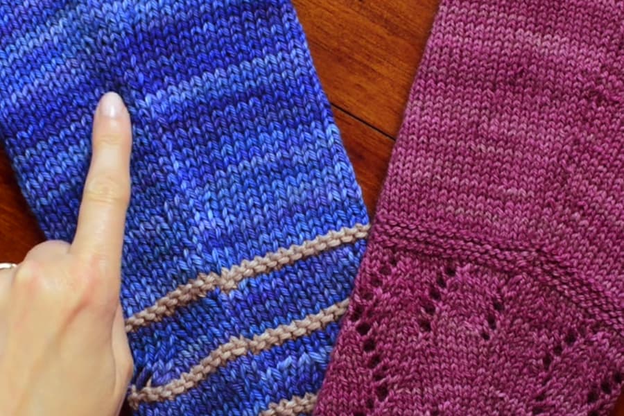 Raised Increases in Knitting
