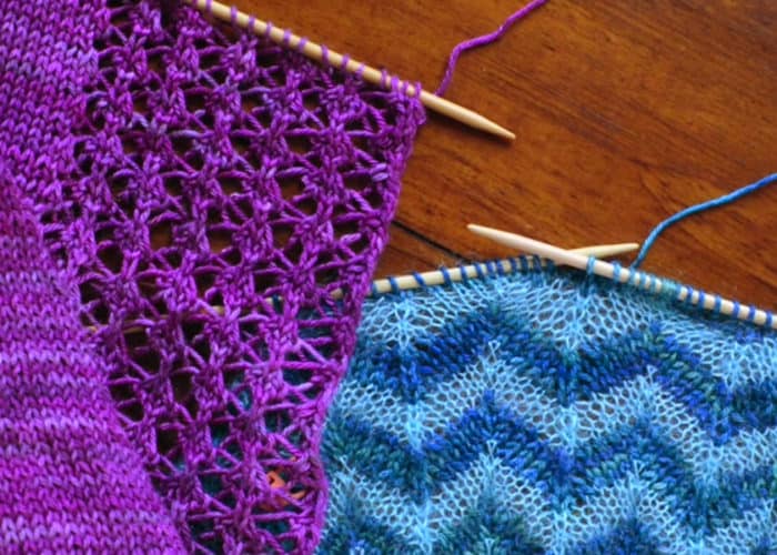 Centred Double Decrease in Knitting