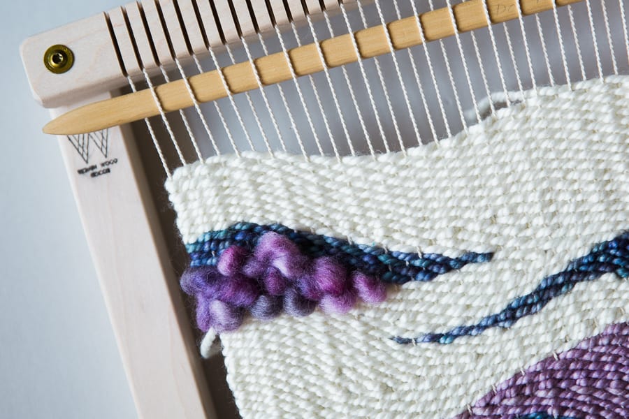 Frame Loom Tapestry Weaving by Felicia Lo Wong