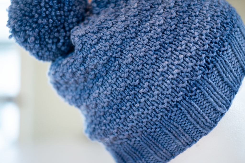 Glas Hat designed by Tabetha Hedrick, knit in SweetGeorgia Superwash Worsted in Watershed colourway