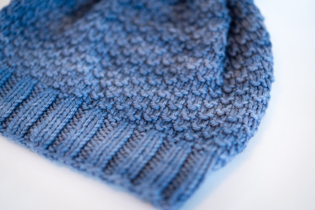 Glas Hat designed by Tabetha Hedrick, knit in SweetGeorgia Superwash Worsted in Watershed colourway