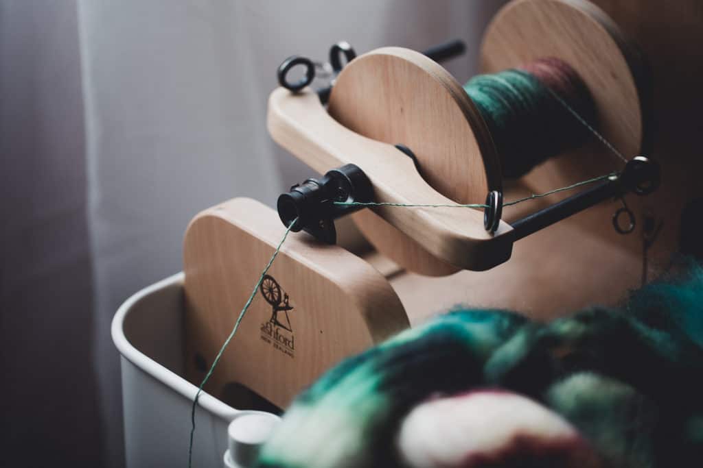 Spinning on Ashford E-Spinner 3