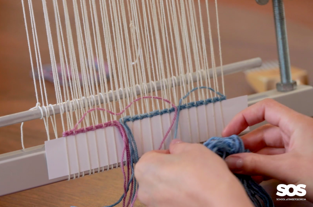 Tapestry weaving course taught by Janna Maria Vallee at the School of SweetGeorgia