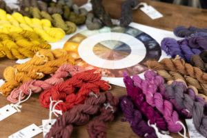 Natural Dyeing basics NDB colour wheel