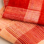 82103 CWWRH rigid heddle clasped weft cherry blossoms scarf Amanda Wood