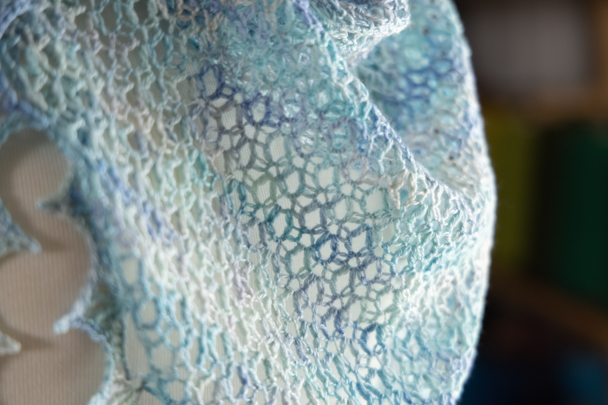 22101 Crochet Basics After Midnight Shawl Lace Lee