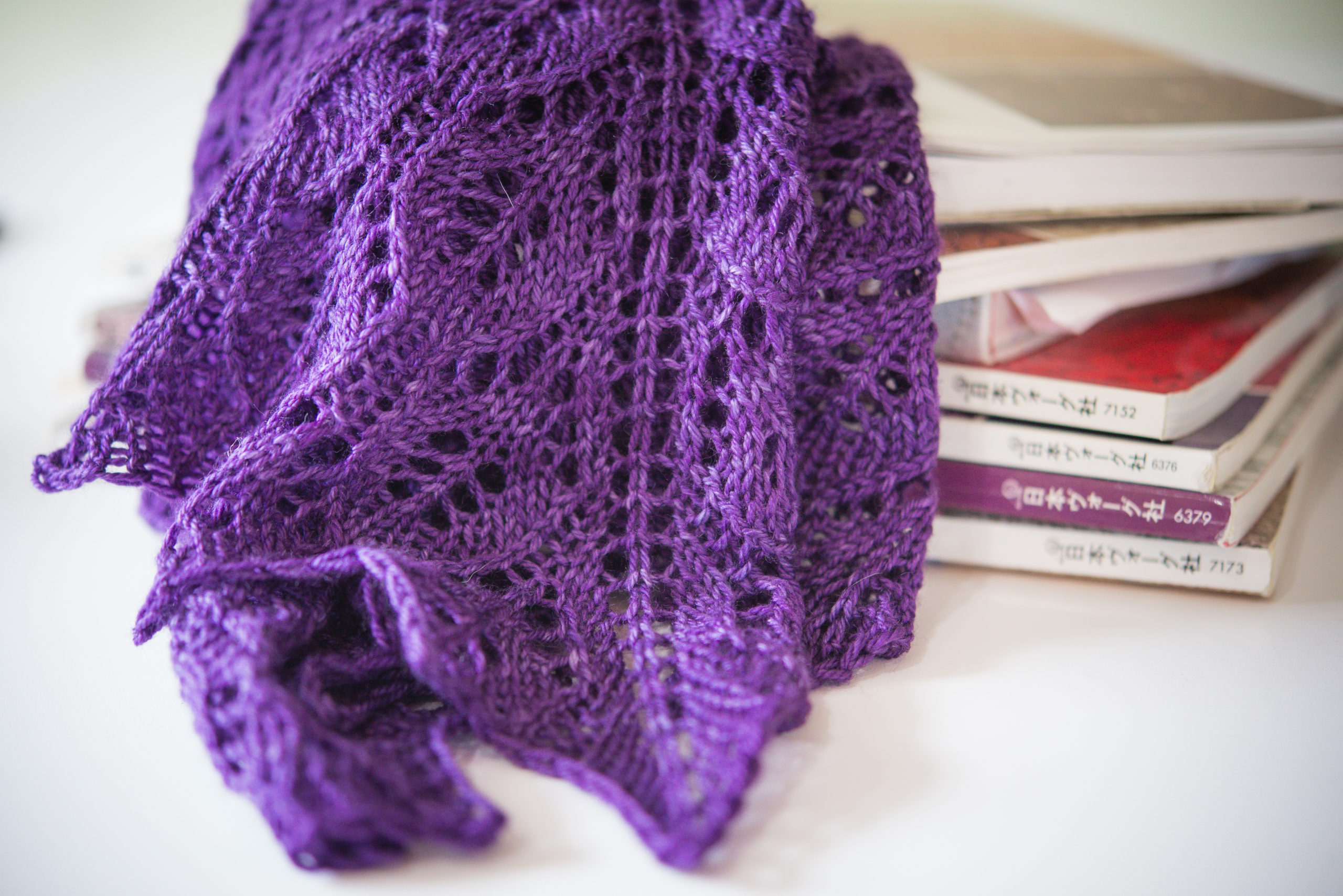 B-Roll_PHOTOS-7 - School of SweetGeorgia 52201 Design Triangular Shawl Hedrick