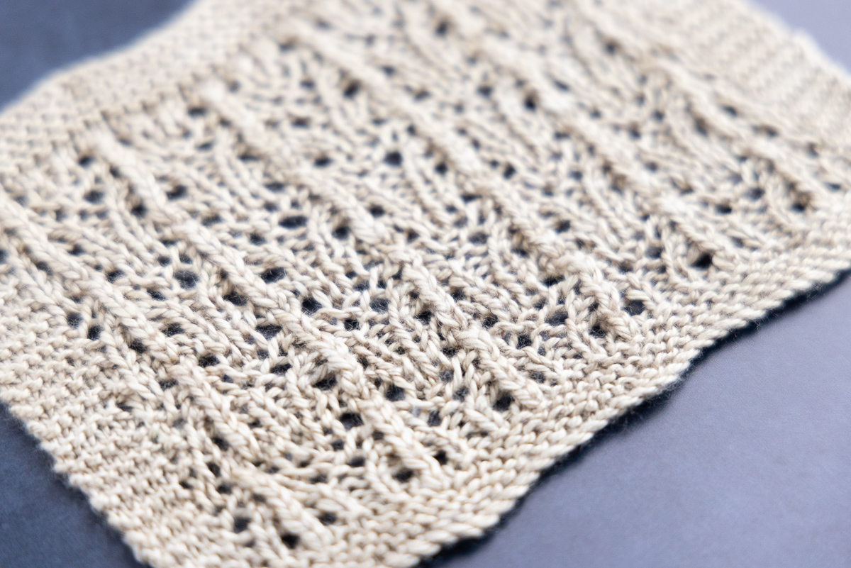_R5_8877 - School of SweetGeorgia 52207SG Lace Chart 1 Seasilk Hojicha Robyn