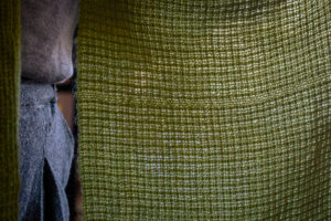 Green cloth of a woven scarf. Is it Good Cloth?
