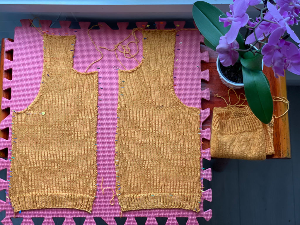 little basic Cardi update Greta Cornejo BFL Silk pineapple