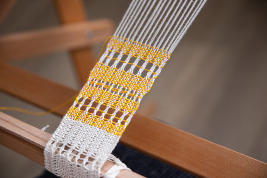 Rigid Heddle weaving study group with Amanda Wood