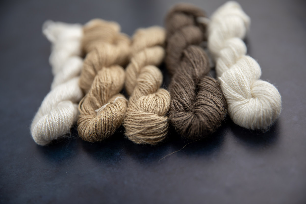 Spinning Luxury Silk fibre handspun yarn by Rachel Smith