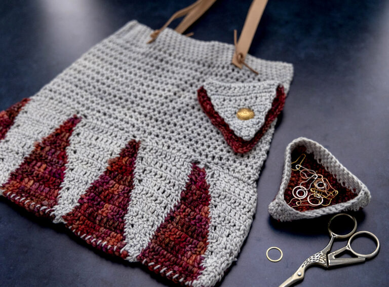 Crochet Joins online course taught by Charlotte Lee wet finishing crochet projects