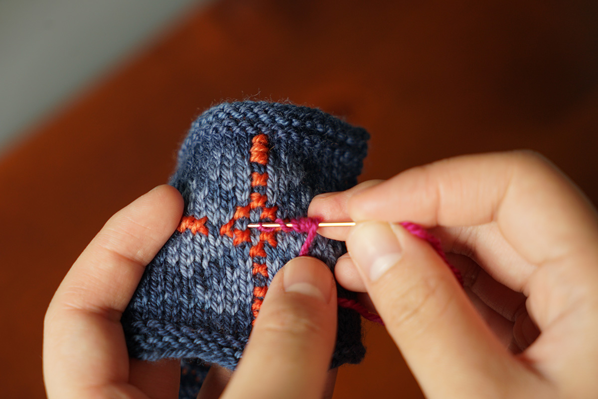 Add Colour with Embroidery on Knit Fabric » School of