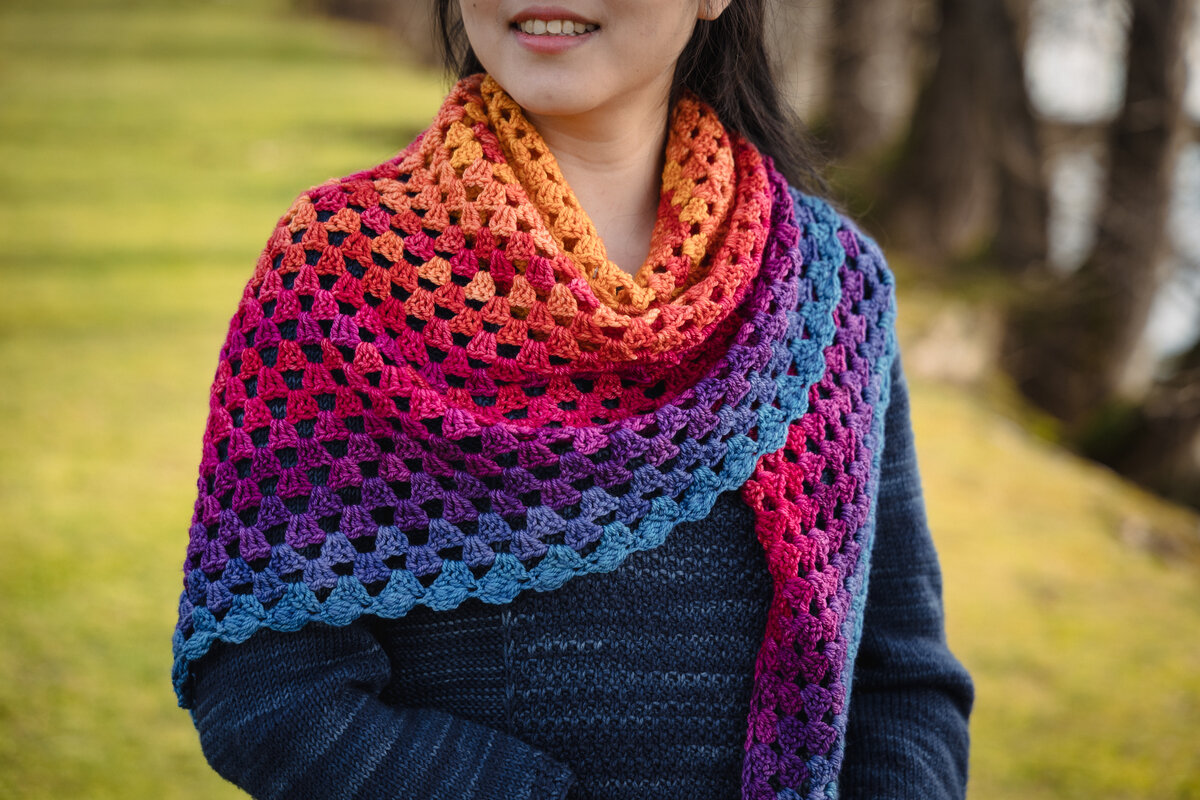 Coast to Colour Shawl » Updates » School of SweetGeorgia