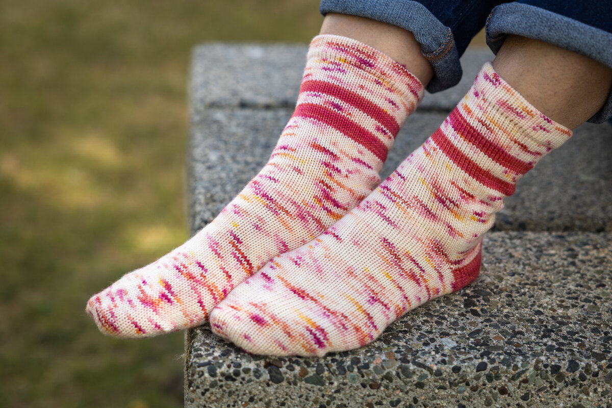 Csm Patterns CSM Starter Socks » Machine Knitting Patterns » School of SweetGeorgia